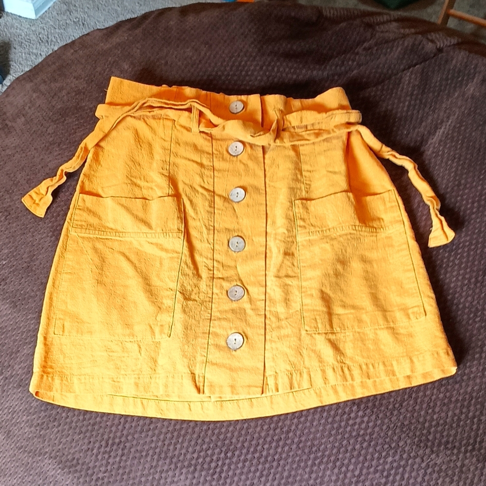 Mustard Yellow Skirt